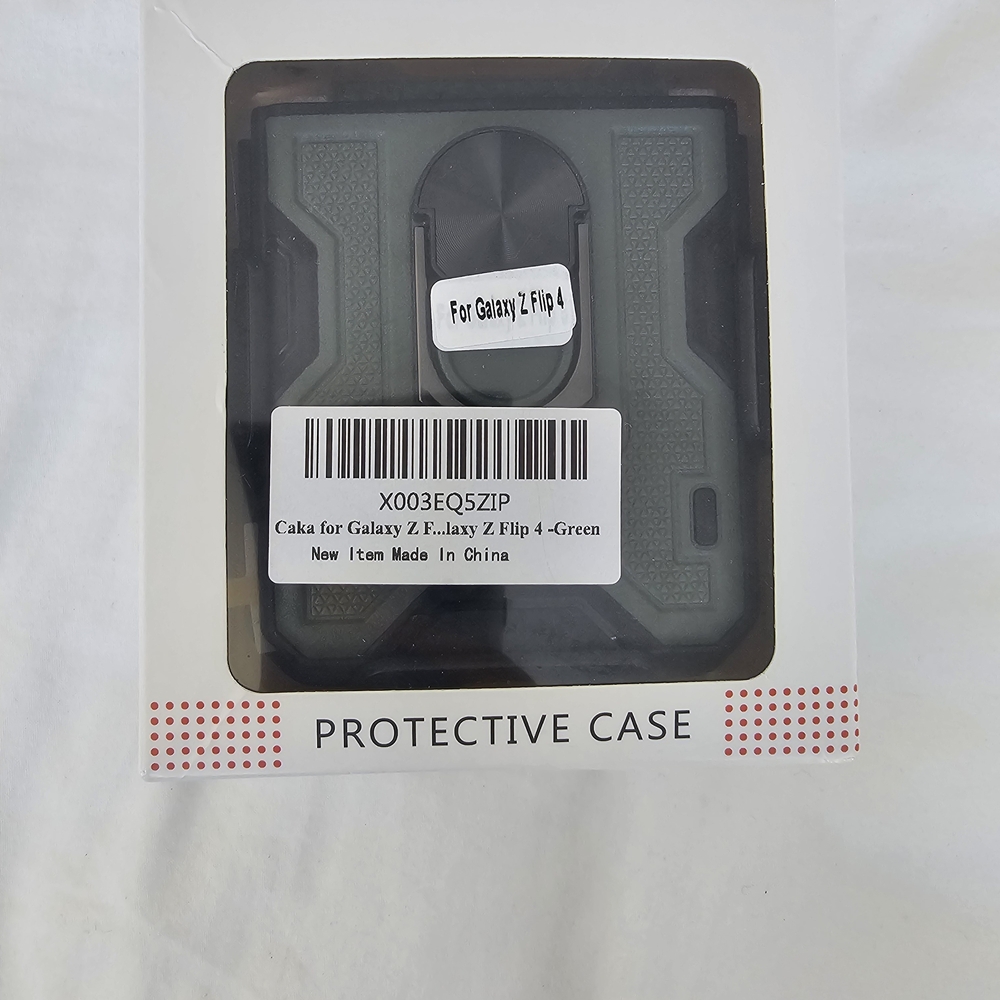 Green Protective Case for Galaxy Z Flip 4